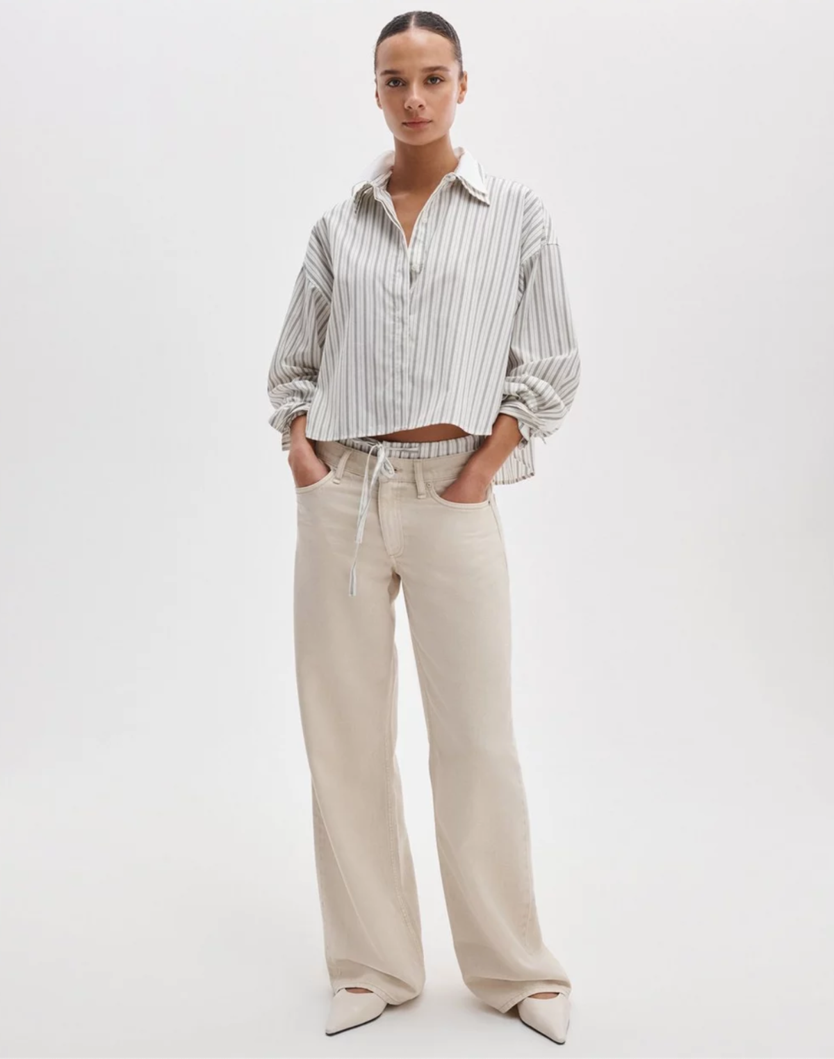 Rag & Bone Marin Striped Combo Shirt - Image 5 of 5