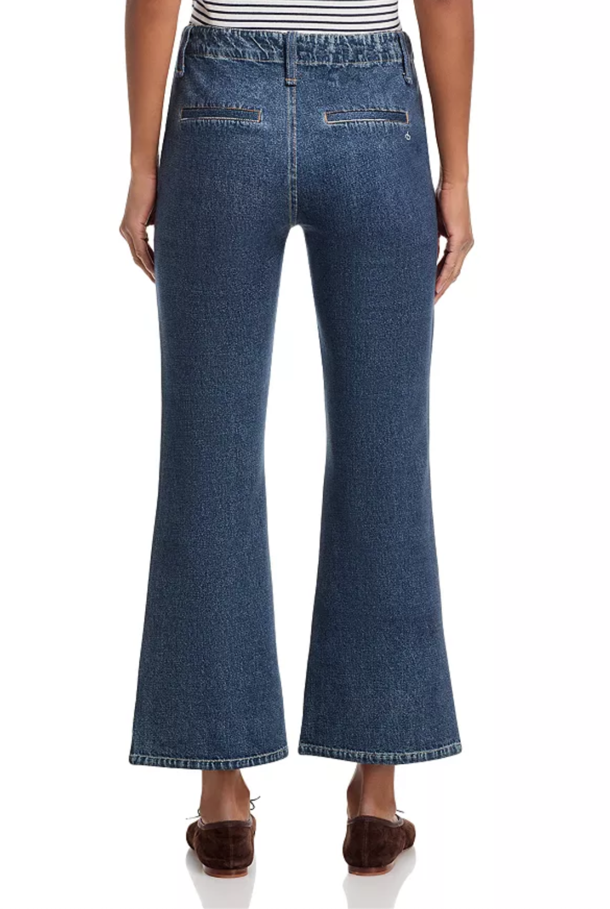Rag & Bone Miramar Pont High Rise Kick Flare Jeans Eve - Image 4 of 4