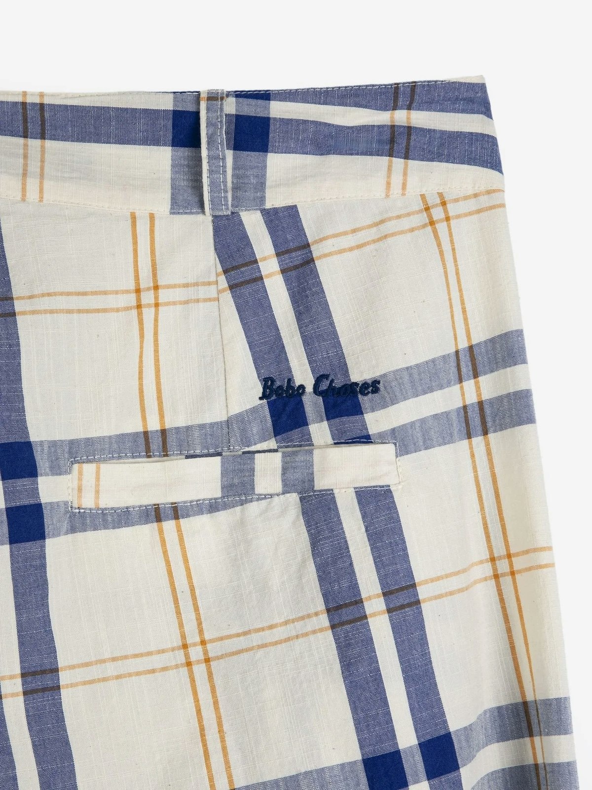 Bobo Choses Fun Tartan Twill Wide Leg Pants - Image 3 of 12