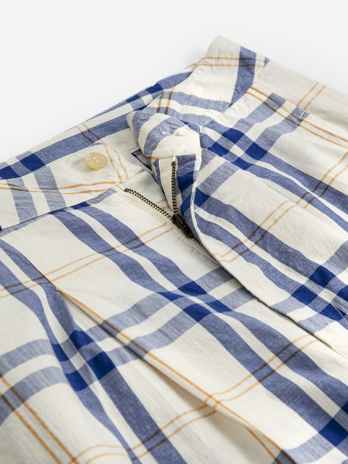 Bobo Choses Fun Tartan Twill Wide Leg Pants - Image 4 of 12