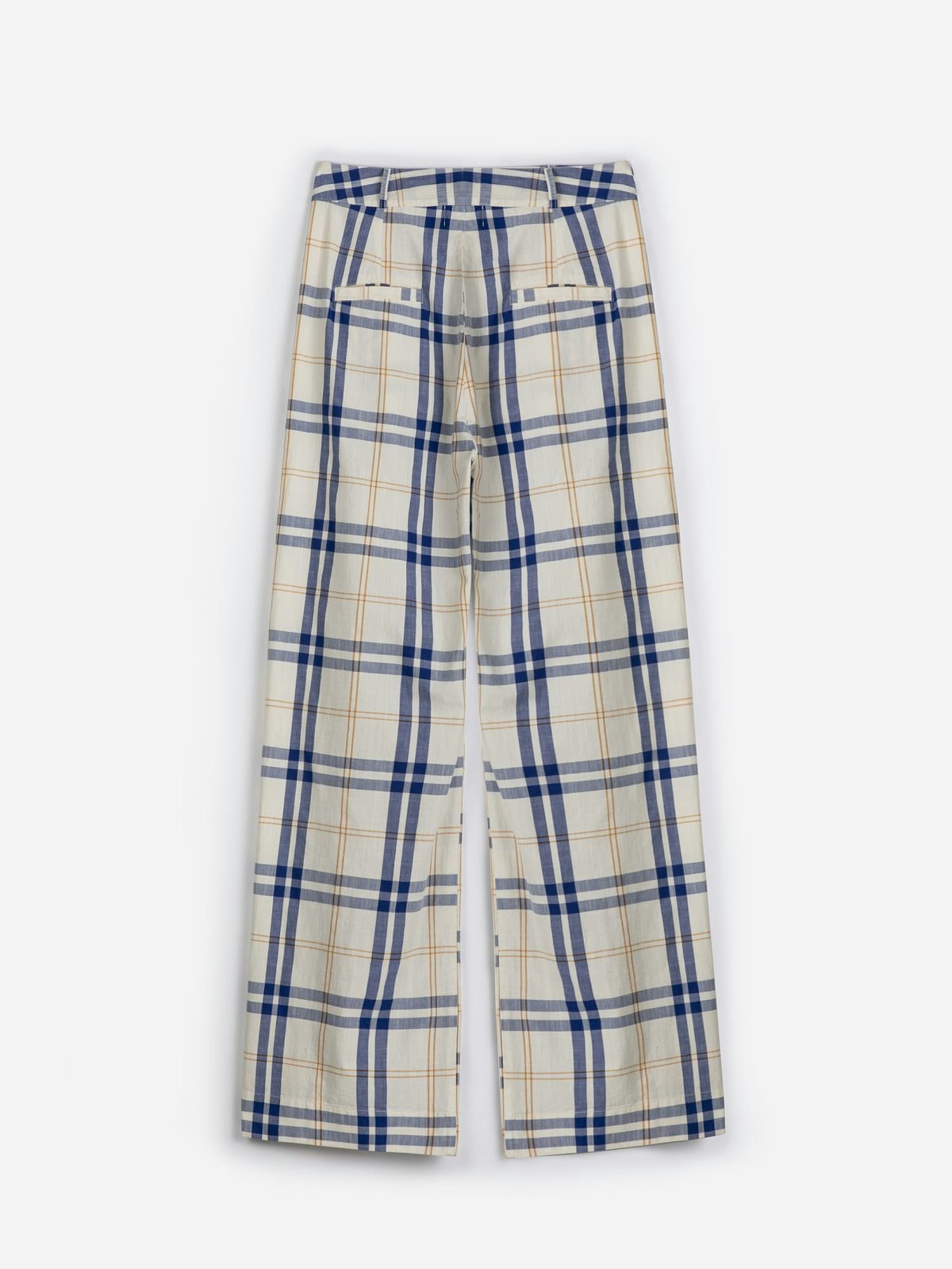 Bobo Choses Fun Tartan Twill Wide Leg Pants - Image 6 of 12