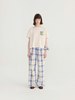 Bobo Choses Fun Tartan Twill Wide Leg Pants - Thumbnail 8