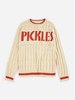 Bobo Choses Pickles Cotton Jumper - Beige - Thumbnail 5