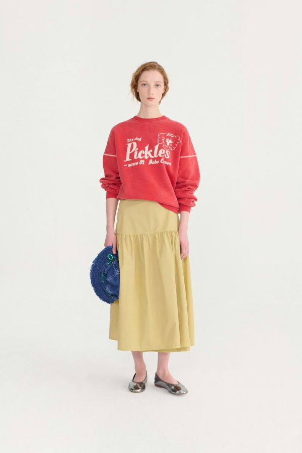 KIDS Bobo Choses Pickles The Dog Relaxed Sweatshirt - Red