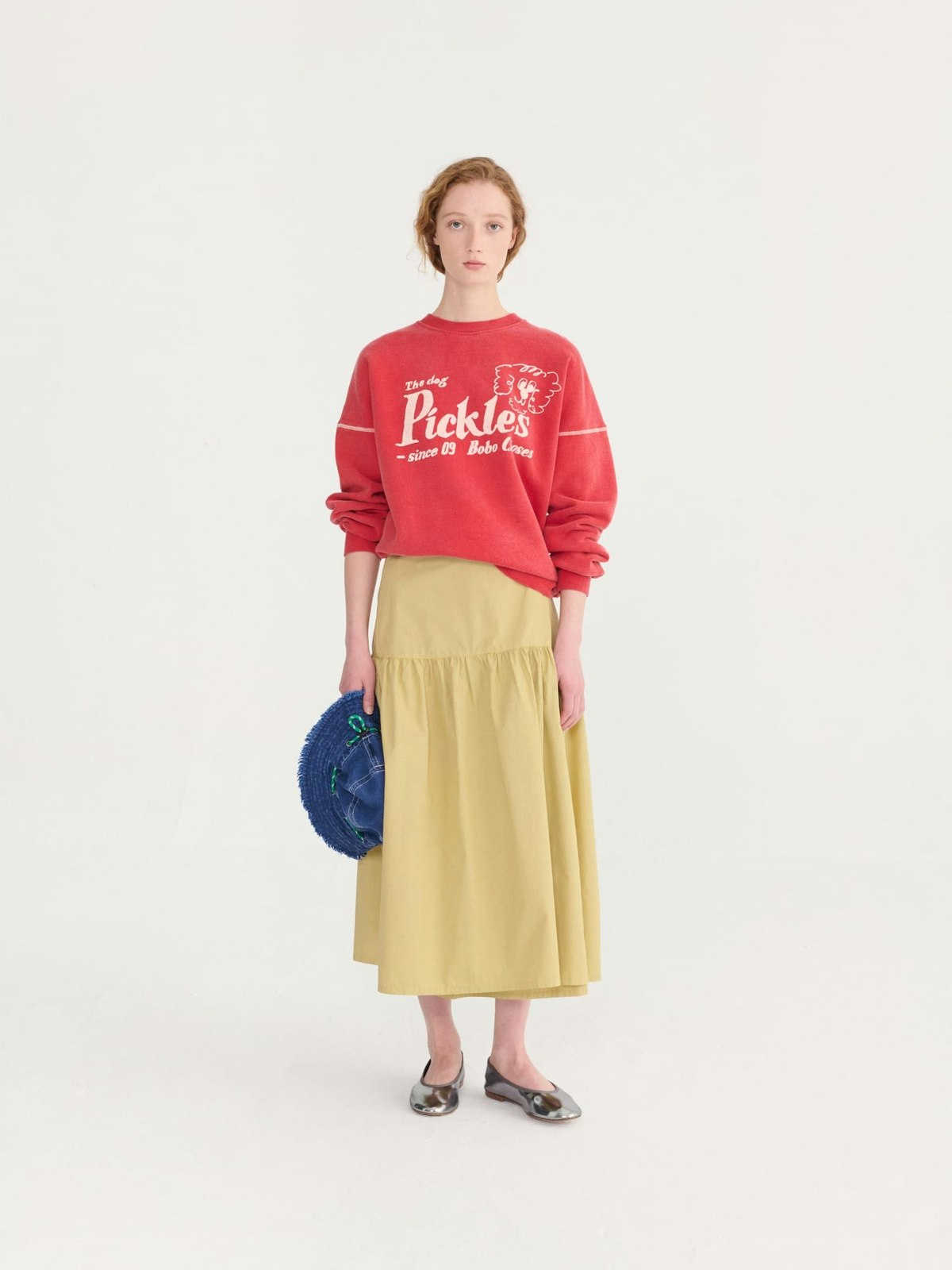 KIDS Bobo Choses Pickles The Dog Relaxed Sweatshirt - Red - Image 2 of 11