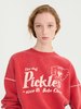 KIDS Bobo Choses Pickles The Dog Relaxed Sweatshirt - Red - Thumbnail 10