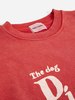 KIDS Bobo Choses Pickles The Dog Relaxed Sweatshirt - Red - Thumbnail 11