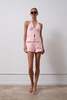 Parentezi Cami Linen Shorts - Rose - Thumbnail 1