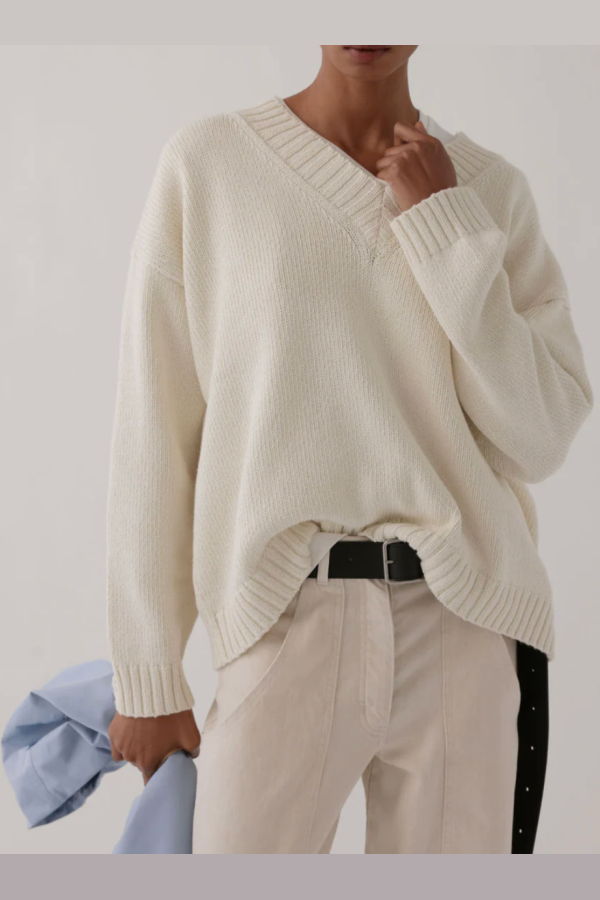 James Street Co Sloan Vee Sweater