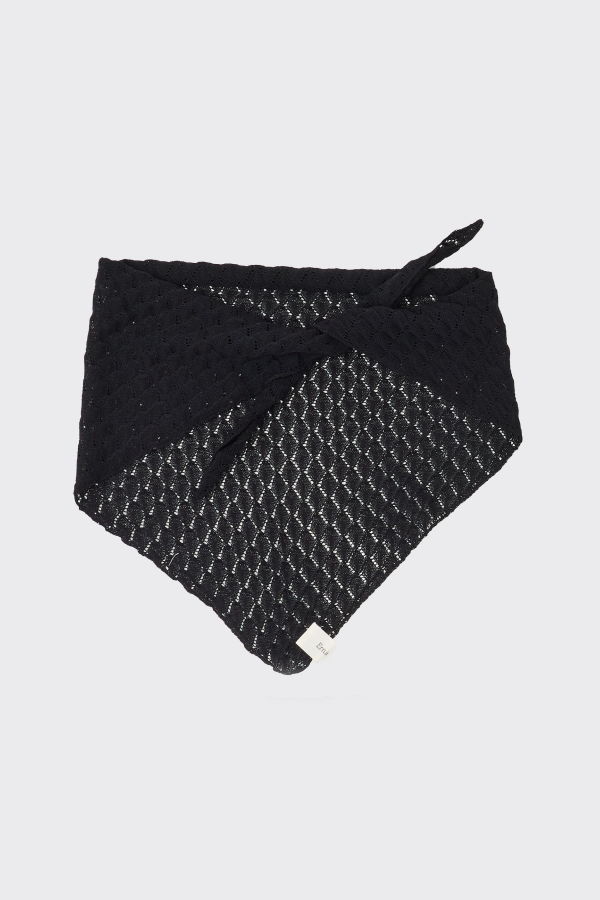 Ernie Palo Open Work Knit Scarf