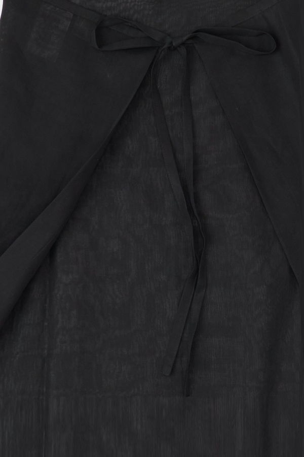 Ernie Palo Sheer Wrap Skirt