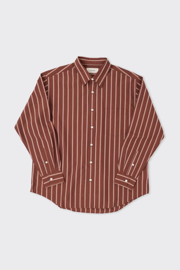 Ernie Palo Silk Cotton Stripe Shirt