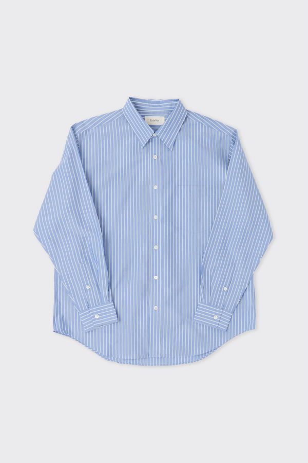 Ernie Palo Silk Cotton Stripe Shirt
