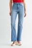 Just Black Denim The Vintage Relaxed Slight Flare Jeans - Medium Denim - Thumbnail 1
