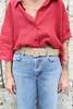 Liviana Conti Fibbia Belt - Natural - Thumbnail 1