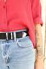 Liviana Conti Liscia Belt - Black - Thumbnail 3