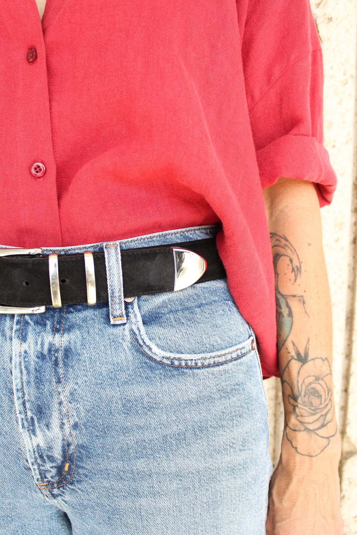 Liviana Conti Liscia Belt - Black - Image 3 of 3