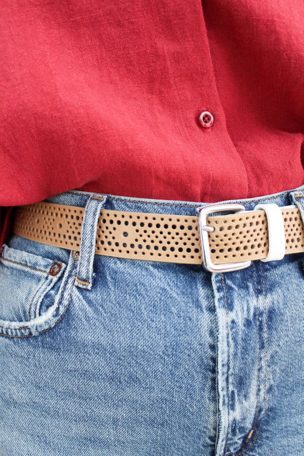 Tela Perforated Belt