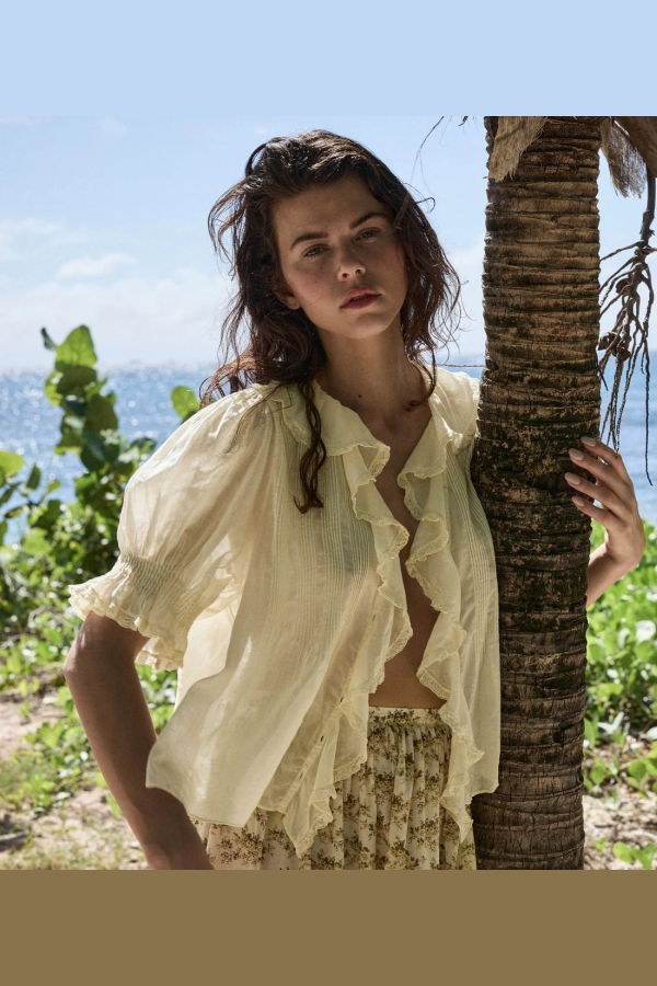 DÔEN Henri Top - Creme Citron