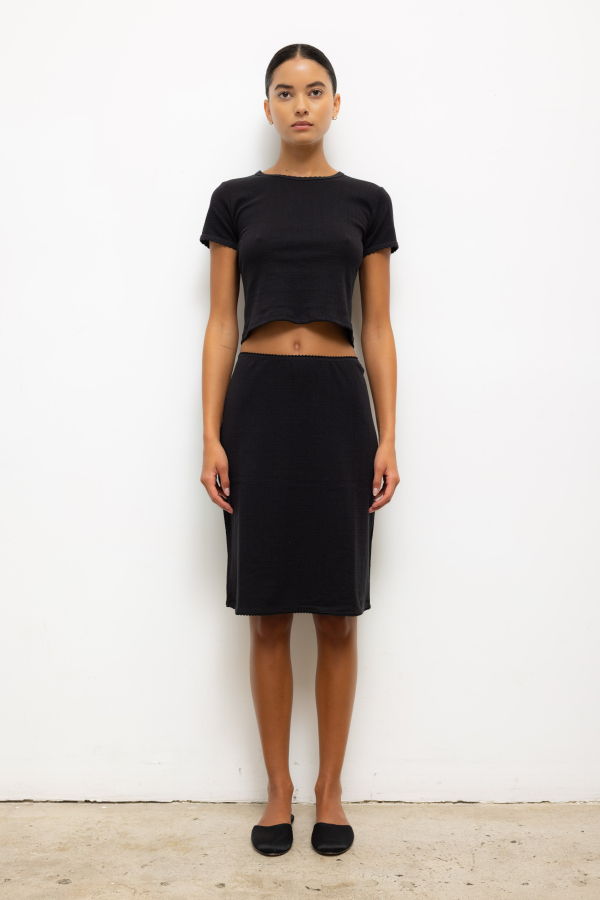 Leset Pointelle Skirt