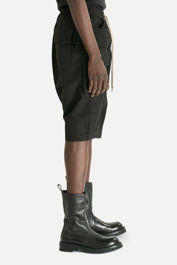 Rick Owens Creatch Cargo Pods Shorts - Black