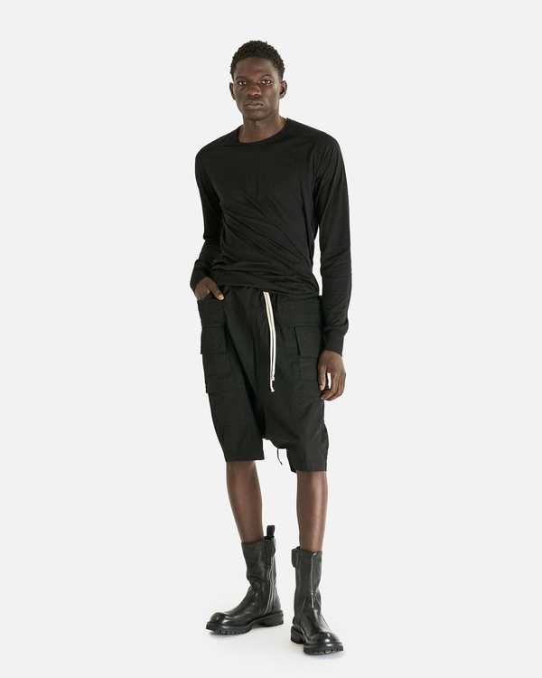 Rick Owens Creatch Cargo Pods Shorts - Black