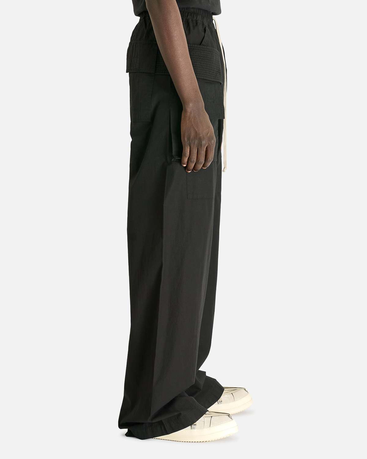 Rick Owens Creatch Wide Cargo Drawstring Pants - Image 2 of 5