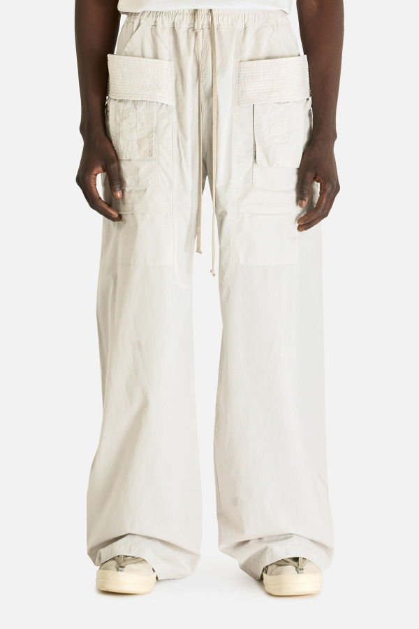 Rick Owens Creatch Wide Cargo Drawstring Pants