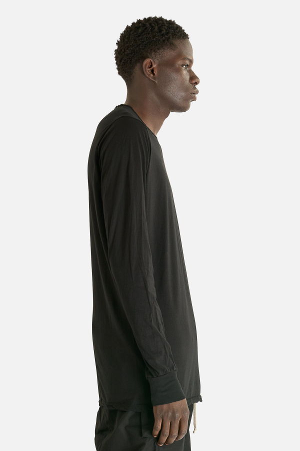 Rick Owens Level Long Sleeve Tee - Black