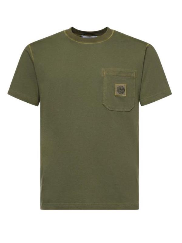Stone Island L1S152100032S0057V015G T-Shirt - Military Green Stone Island L1S152100032S0057V015G T-Shirt - Military Green