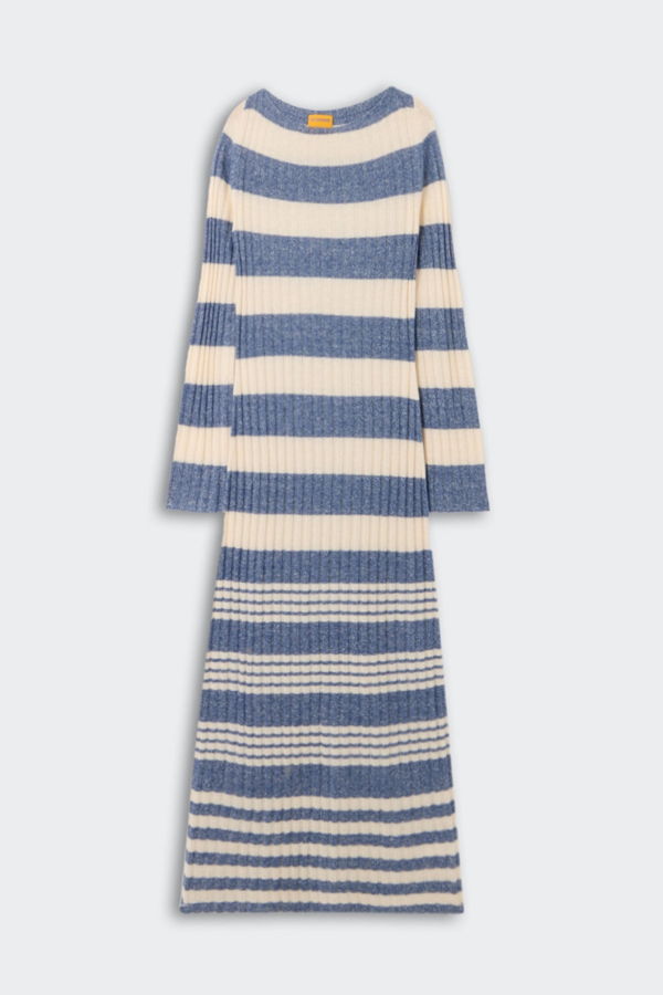 Guest in Residence Striped Rib Dress