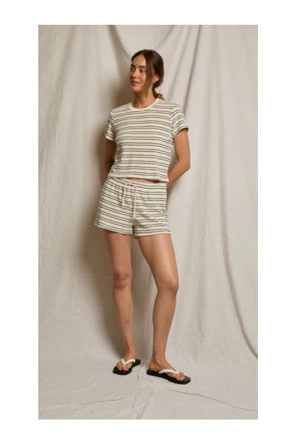 Perfect White Tee Summer Terry Shorts