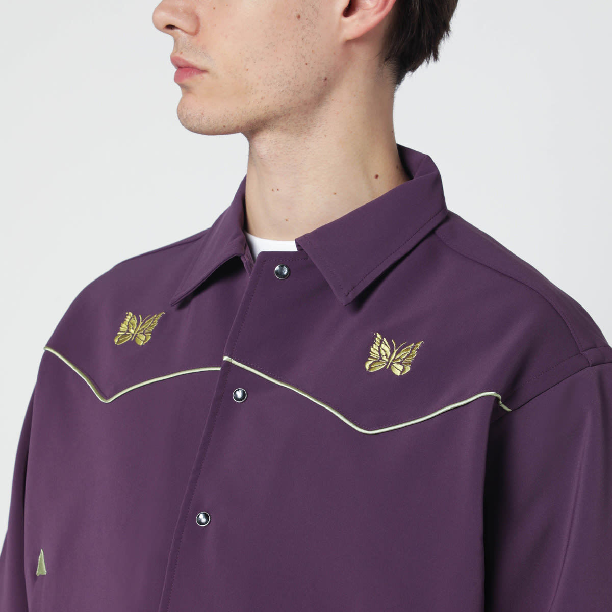 Needles Shirt - Purple - Image 4 of 4