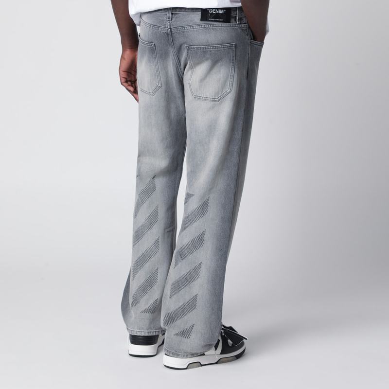 Off-White Jeans - Sun-Faded Grey