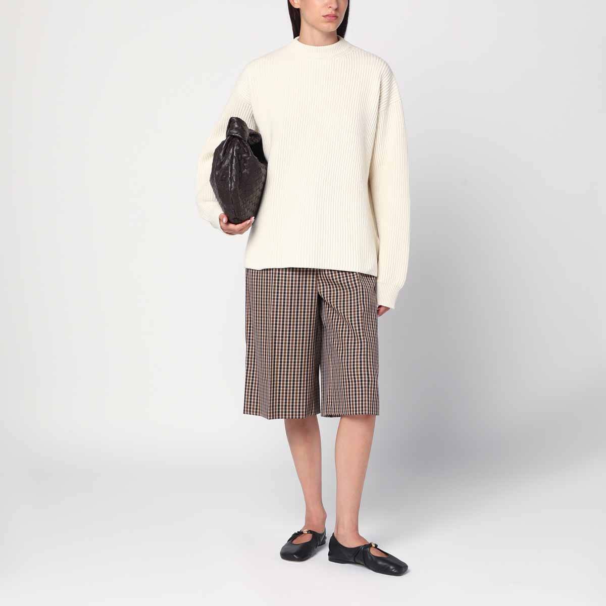 Jil Sander Shorts - Hazelnut Mouline - Image 3 of 5