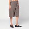 Jil Sander Shorts - Hazelnut Mouline - Thumbnail 5