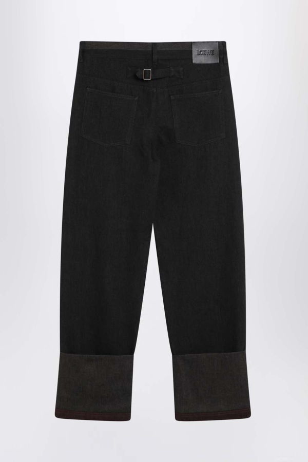 LOEWE Jeans - Black/Burgundy