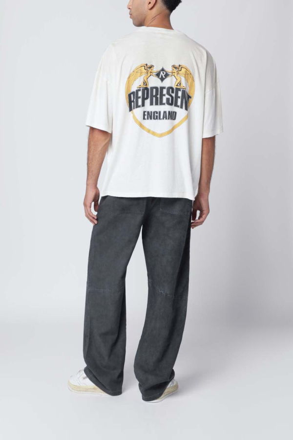 Represent T-Shirt Top - Washed Ecru