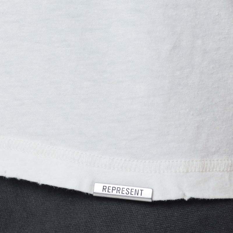 Represent T-Shirt Top - Washed Ecru