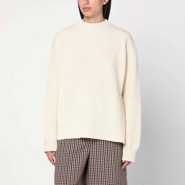 Jil Sander Sweater - Eggshell Jil Sander Sweater - Eggshell