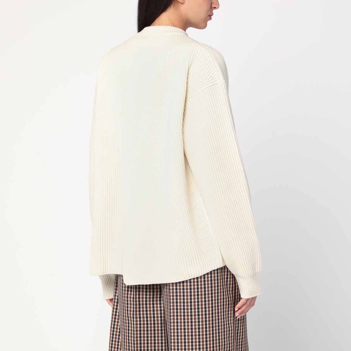 Jil Sander Sweater - Eggshell - Image 3 of 4