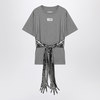 MM6 Maison Margiela T-Shirt - Light Grey Melange - Thumbnail 1