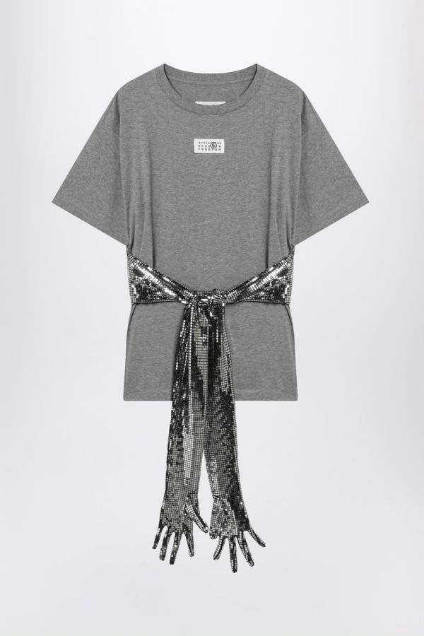 MM6 Maison Margiela T-Shirt - Light Grey Melange