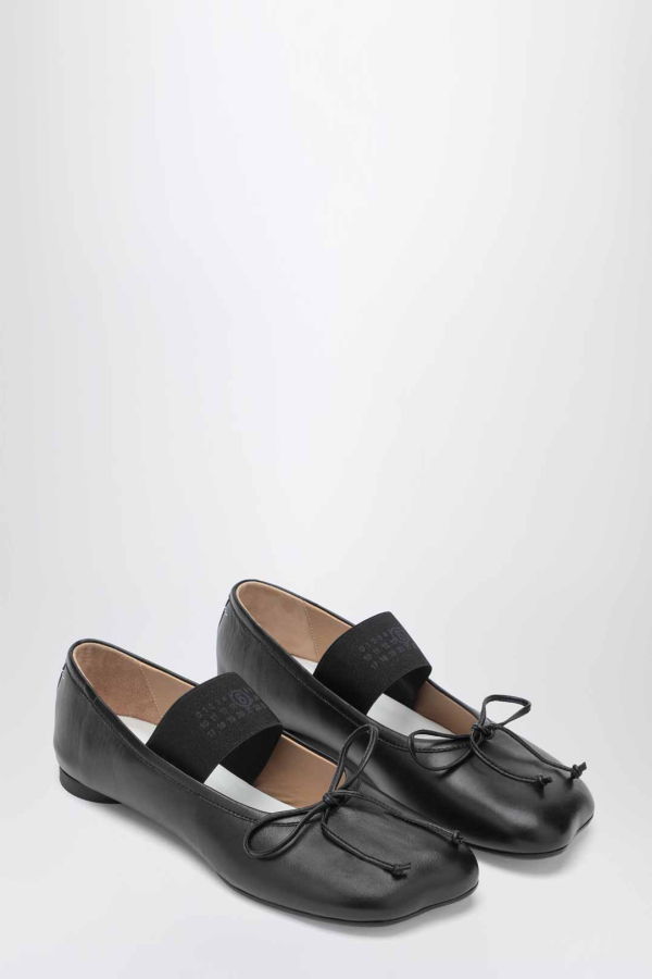 MM6 Maison Margiela Flat Shoes - Black