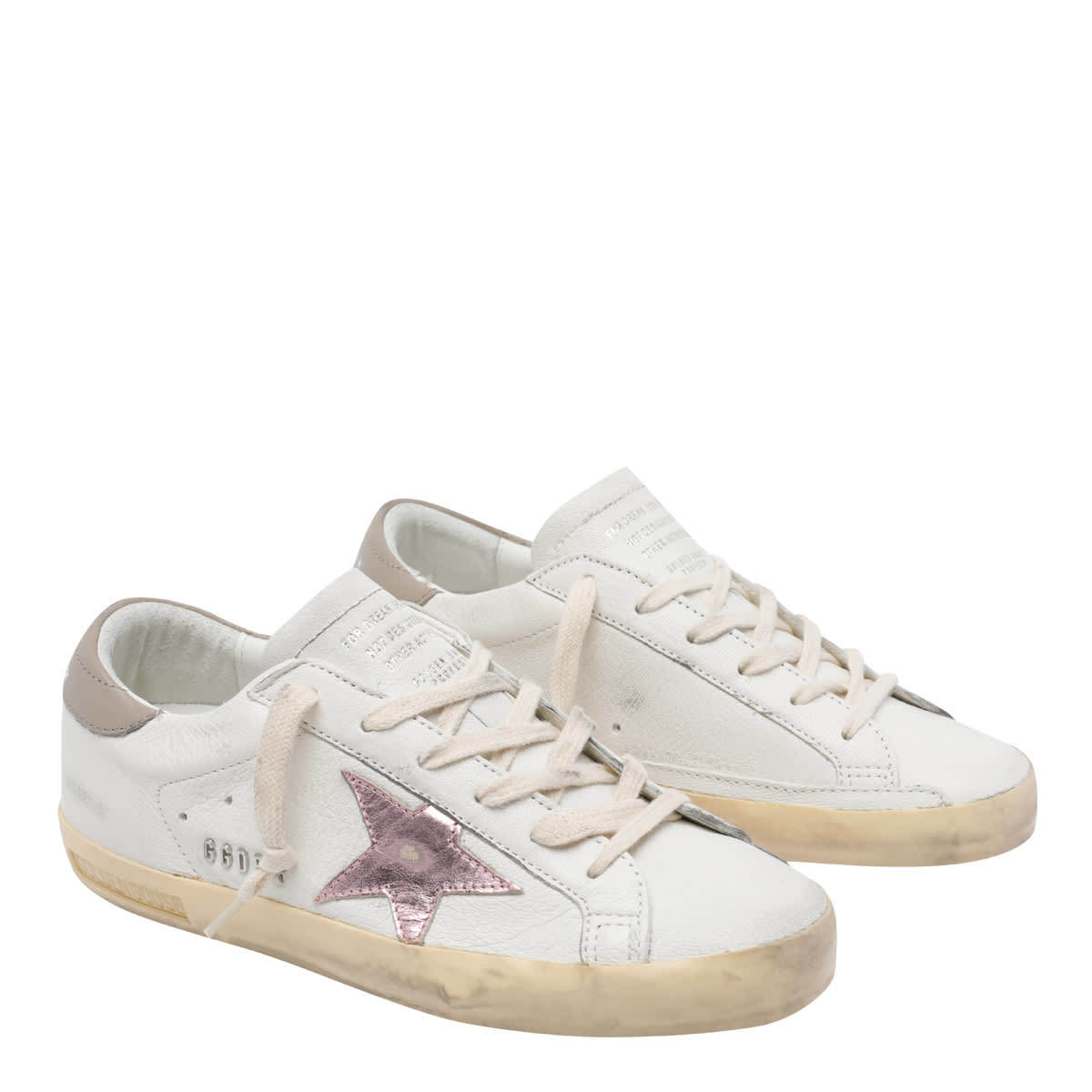 Golden Goose Super-Star Sneakers - White - Image 2 of 4