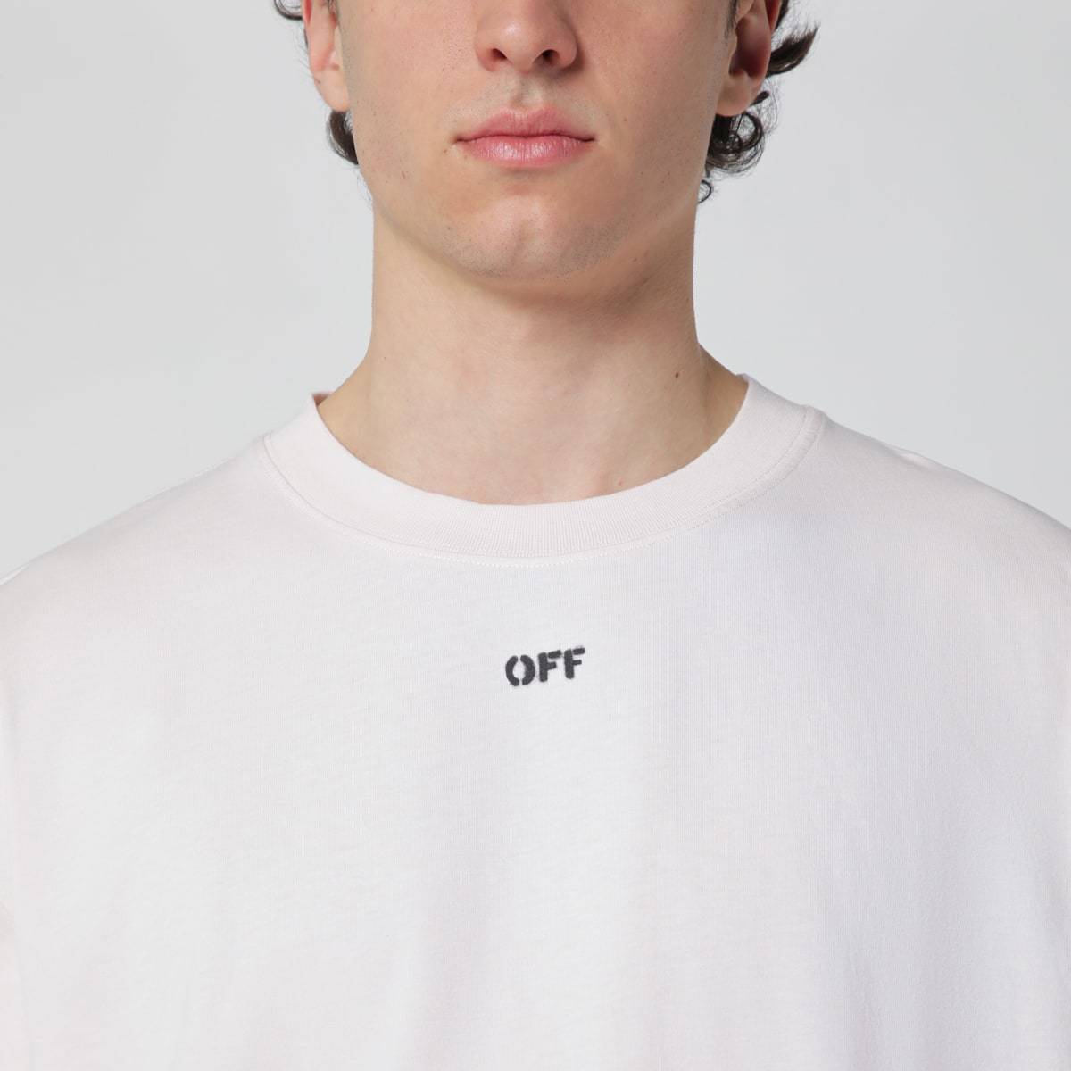 Off-White T-Shirt - Fade Out Mauve Morn - Image 4 of 5
