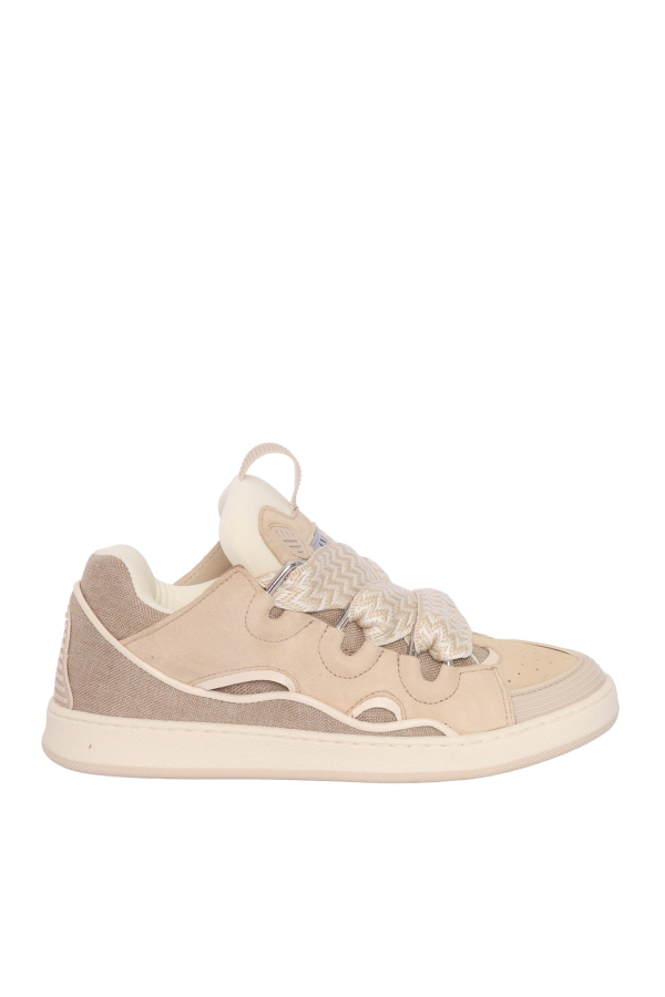 KIDS Lanvin Curb Sneakers - Beige