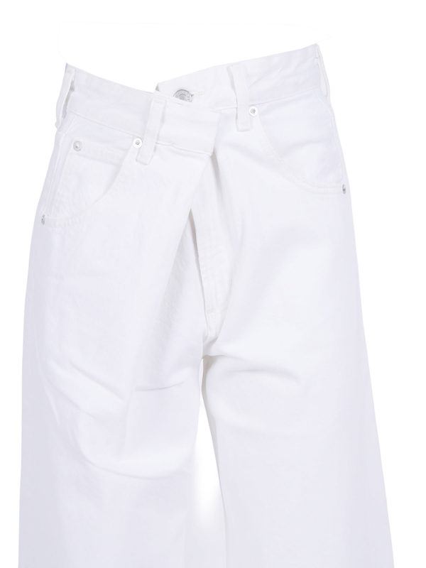 AGOLDE Vana Fold Jean - White