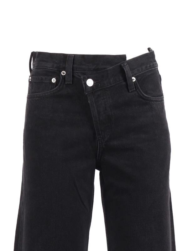 AGOLDE Arc Criss Cross Jeans - Black