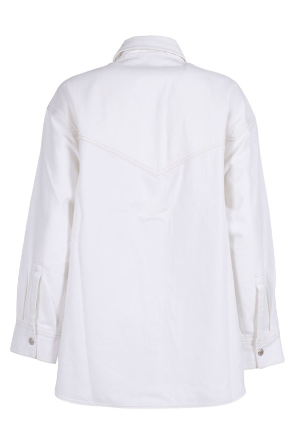AGOLDE Lotta Western Shirt - White